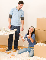 Couple packing