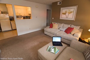 A student apartment.