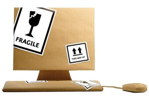 How to move computer equipment