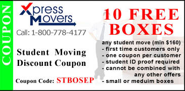 A coupon for 10 free boxes for students